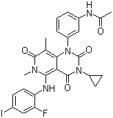 GSK-1120212結構式_871700-17-3結構式