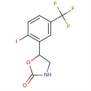 5-[2-Iodo-5-(trifluoromethyl)phenyl]-1,3-oxazolidin-2-one Structure,875446-63-2Structure