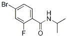 4-Bromo-2-fluoro-n-isopropylbenzamide Structure,877383-76-1Structure