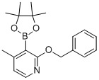 4-Methyl-2-(phenylmethoxy)-3-(4,4,5,5-tetramethyl-1,3,2-dioxaborolan-2-yl)-pyridine Structure,882679-44-9Structure