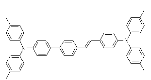 [1,1’-Biphenyl]-4-amine,4’-[2-[4-[bis(4-methylphenyl)amino]phenyl]ethenyl]-n,n-bis(4-methylphenyl)- Structure,885040-17-5Structure