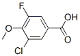 3-Chloro-5-fluoro-4-methoxybenzoic acid Structure,886497-22-9Structure