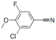 3-Chloro-5-fluoro-4-methoxybenzonitrile Structure,886497-30-9Structure