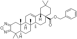 Olean-12-eno[2,3-c][1,2,5]oxadiazol-28-oic acid phenylmethyl ester Structure,892869-54-4Structure