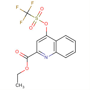 Ethyl 4-(((trifluoromethyl)sulfonyl)oxy)quinoline-2-carboxylate Structure,894789-59-4Structure