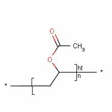 Polyvinyl acetate Structure,9003-20-7Structure