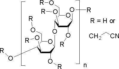 Cyanoethyl cellulose Structure,9004-41-5Structure