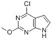 6-Chloro-2-methoxy-7-deazapurine Structure,90057-08-2Structure