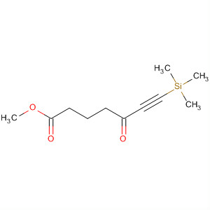 5-Oxo-7-trimethylsilylhept-6-ynoic acid methyl ester Structure,90132-06-2Structure