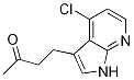 2-Butanone, 4-(4-chloro-1h-pyrrolo[2,3-b]pyridin-3-yl) Structure,902134-83-2Structure