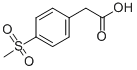 4-Methylsulphonylphenylacetic acid Structure,90536-66-6Structure