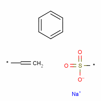 Benzenesulfonic acid, ethenyl-, homopolymer, sodium salt Structure,9080-79-9Structure