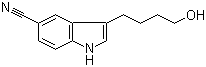 1H-indole-5-carbonitrile, 3-(4-hydroxybutyl)- Structure,914927-40-5Structure