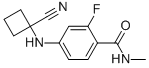 N-methyl-4-(1-cyanocyclobutylamino)-2-fluorobenzamide Structure,915087-26-2Structure