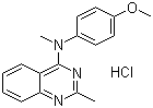 N-(4-甲氧基苯基)-N,2-二甲基-4-喹唑啉胺鹽酸鹽結(jié)構(gòu)式_917369-31-4結(jié)構(gòu)式