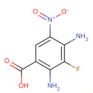 2,4-Diamino-3-fluoro-5-nitrobenzoic acid Structure,918321-31-0Structure