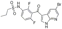 N-[3-[(5-bromo-1h-pyrrolo[2,3-b]pyridin-3-yl)carbonyl]-2,4-difluorophenyl]-1-propanesulfonamide Structure,918504-27-5Structure