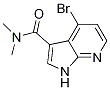 1H-pyrrolo[2,3-b]pyridine-3-carboxamide, 4-bromo-n,n-dimethyl- Structure,918514-47-3Structure