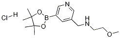 3-Pyridinemethanamine, n-(2-methoxyethyl)-5-(4,4,5,5-tetramethyl-1,3,2-dioxaborolan-2-yl)- Structure,919347-14-1Structure