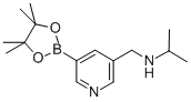 3-Pyridinemethanamine, n-(1-methylethyl)-5-(4,4,5,5-tetramethyl-1,3,2-dioxaborolan-2-yl)- Structure,919347-30-1Structure