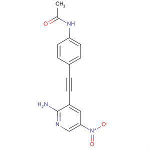 N-[4-(2-amino-5-nitro-pyridin-3-ylethynyl)-phenyl]-acetamide Structure,924881-12-9Structure