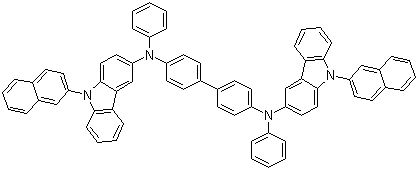 N4,n4’-bis[9-(2-naphthalenyl)-9h-carbazol-3-yl]-n4,n4’-diphenyl-[1,1’-biphenyl]-4,4’-diamine Structure,934545-87-6Structure