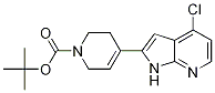 1(2H)-pyridinecarboxylic acid, 4-(4-chloro-1h-pyrrolo[2,3-b]pyridin-2-yl)-3,6-dihydro-, 1,1-dimethylethyl ester Structure,940948-28-7Structure