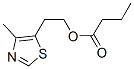 2-(4-Methylthiazol-5-yl)ethyl butyrate Structure,94159-31-6Structure