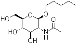 Amyl-2-acetamido-2-deoxy-β-d-glucopyranoside Structure,94483-64-4Structure