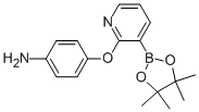 4-[[3-(4,4,5,5-Tetramethyl-1,3,2-dioxaborolan-2-yl)-2-pyridinyl]oxy]-benzenamine Structure,945599-51-9Structure