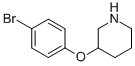 3-(4-Bromophenoxy)piperidine Structure,946714-44-9Structure