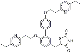 3-[2-[(5-Ethyl-2-pyridinyl)ethoxy]phenyl] pioglitazone Structure,952187-99-4Structure