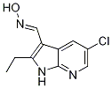 1H-pyrrolo[2,3-b]pyridine-3-carboxaldehyde, 5-chloro-2-ethyl-, oxime Structure,954112-74-4Structure