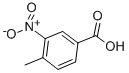 4-Methyl-3-nitrobenzoic acid Structure,96-98-0Structure