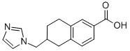 6-(1-Imidazolylmethyl)-5,6,7,8-tetrahydro-2-naphthalenecarboxylic acid Structure,97901-21-8Structure