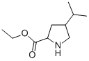 Ethyl 4-isopropyl-2-pyrrolidinecarboxylate Structure,99176-42-8Structure