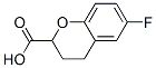 Rac-6-fluoro-3,4-dihydro-2h-1-benzopyran-2-carboxylic acid ethyl ester Structure,99199-61-8Structure