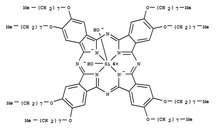 Silicon 2 3 9 10 16 17 23 24-octakis(oc& Structure,118401-72-2Structure