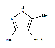 1H-pyrazole,3,5-dimethyl-4-(1-methylethyl)- Structure,13084-76-9Structure