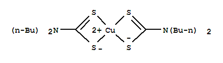 Copper dibutyldithiocarbamate Structure,13927-71-4Structure