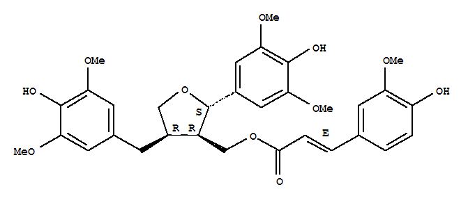 9-O-feruloyl-5,5’-dimethoxylariciresinol Structure,166322-14-1Structure