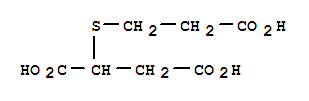 2-Carboxyethylthiosuccinic acid (cetsa) Structure,19343-85-2Structure