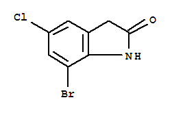 7-Bromo-5-chloroindolin-2-one Structure,215433-19-5Structure