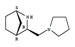 (1S,3r,4r)-3-(1-pyrrolidinylmethyl)-2-azabicyclo[2.2.1]heptane Structure,215674-20-7Structure