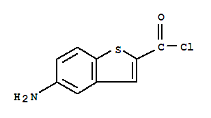 Benzo[b]thiophene-2-carbonyl chloride,5-amino- (9ci) Structure,215941-03-0Structure