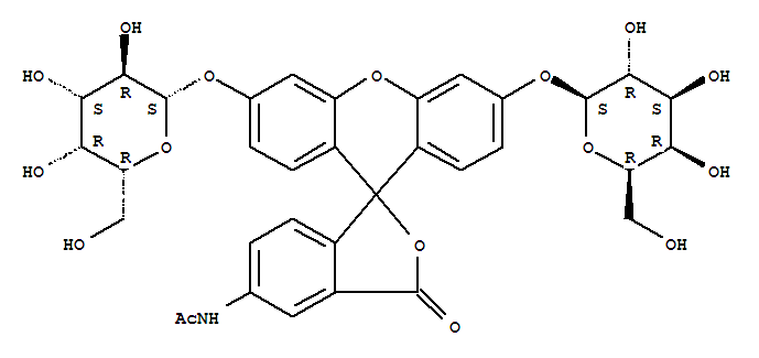 5-Acetamidofluorescein-di-(β-d-galactopyranoside) Structure,216299-45-5Structure