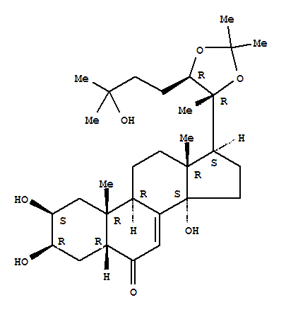 脫皮甾酮 2結(jié)構(gòu)式_22798-96-5結(jié)構(gòu)式