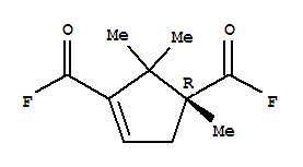 1,2,2-Trimethyl-3-cyclopentene-1,3-dicarbonyl difluoride Structure,245655-52-1Structure