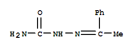 Acetophenone semicarbazone Structure,2492-30-0Structure