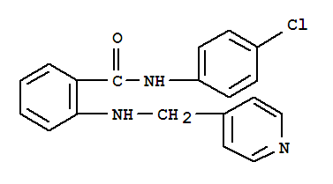 N-(4-chlorophenyl)-2-[(4-pyridinylmethyl)amino]benzamide Structure,269390-69-4Structure